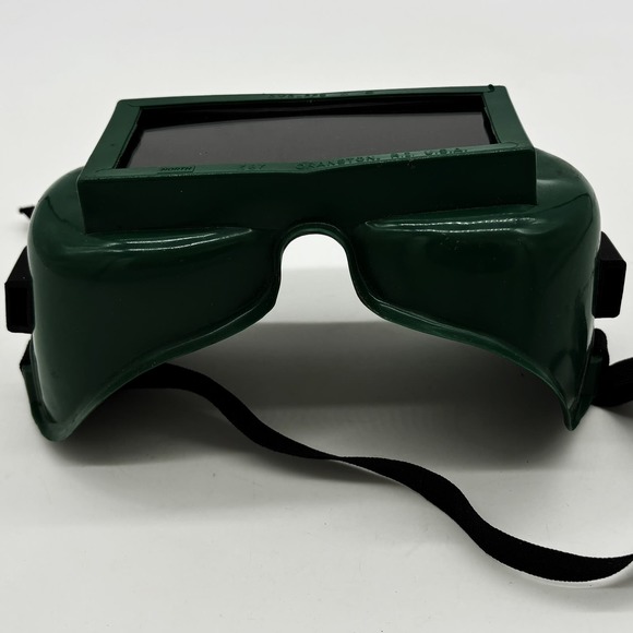 Vtg North Cyclops II Welding Goggles Green Flexible Head Band Safety Eye Plasma - Picture 2 of 6